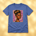 Auntie Ma's Collection blue graphic t-shirt